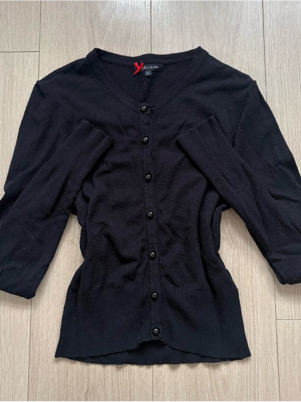 Vintage Hell Bunny Women’s Black Button Up Cardigan